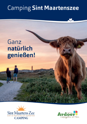 Camping SintMaartenszee brochure cover DE