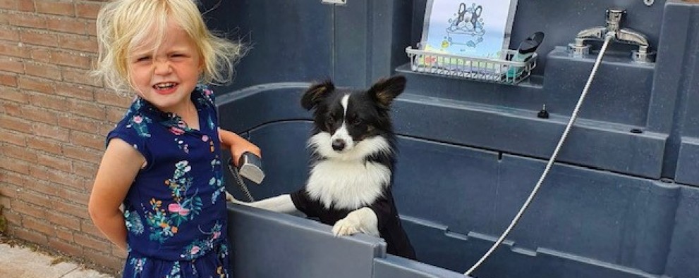 Honden douche - Sint Maartenszee