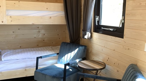 Woodlodge 4 personen - Zitplek - Sint Maartenszee