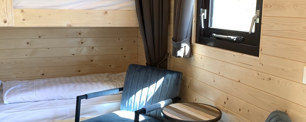 Woodlodge 4 personen - Zitplek - Sint Maartenszee