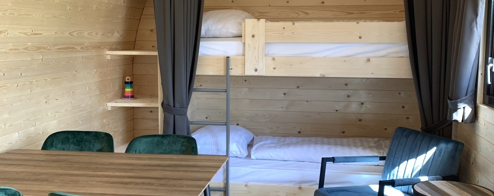 Woodlodge 4 personen - Binnenkant - Sint Maartenszee